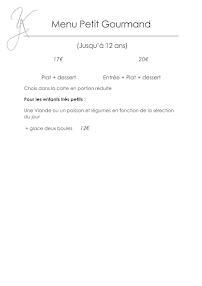 Menu Hôtel Clos Castel Page 3