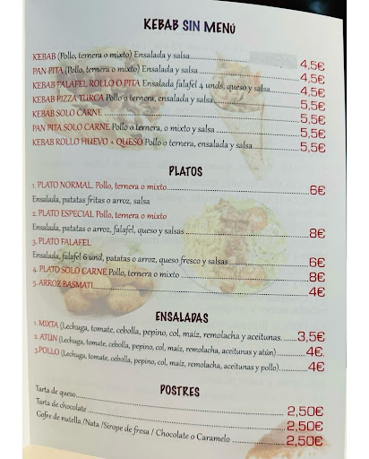 Fifty 50 Kebab Pizzería
