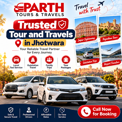 🚖 *Trusted Tour and Travels in Jhotwara, Jaipur – PARTH TOURS &…