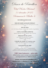 Menu Restaurant LE MADLOC'H Page 1