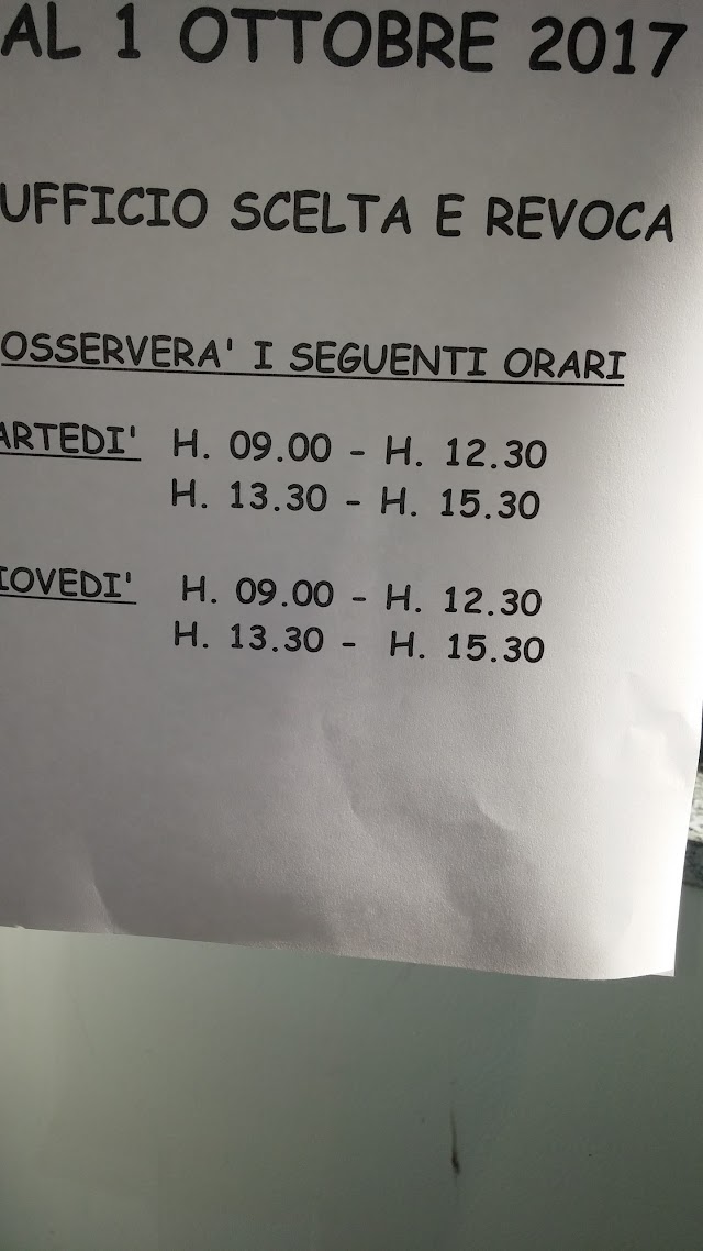 Asl Pavia Sede di Vidigulfo
