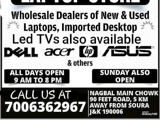 Laptops like Quadcore,i3,i5,i7,9th Gen A6,A8,A10,A12.Ryzen3,Ryzen 5,Ryzen 7 etc available. Gaming… post image