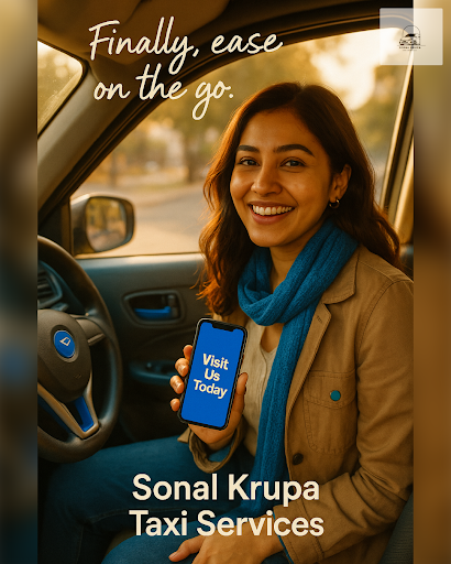 Experience the comfort of a private taxi ride with Sonal Krupa Taxi Services in Botad! Our best-s… post image