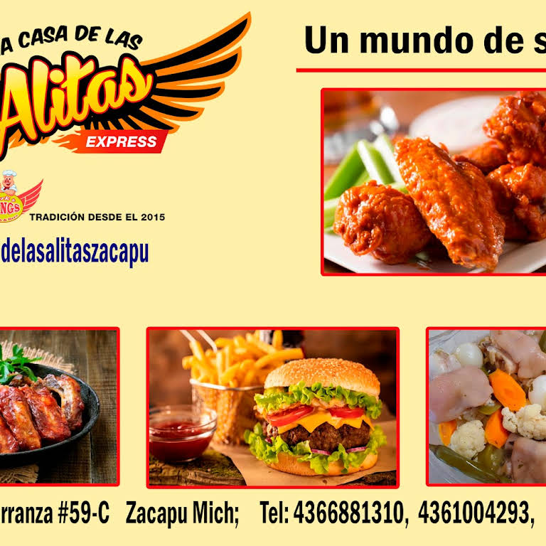 LA CASA DE LAS ALITAS - Restaurante De Comida Rápida en Centro