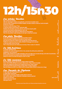 Menu Bistroquet Toulouse Page 2