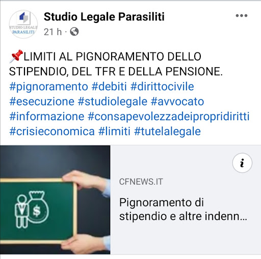 STUDIO LEGALE PARASILITI - Avv. Chiara Parasiliti - Avv. Anna Maria Cristina Parasiliti - Thumbnail