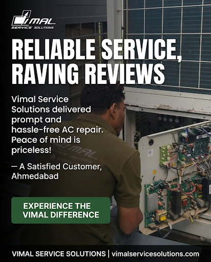Need dependable Panasonic AC Service in Prahladnagar or Satellite, Ahmedabad? Vimal Service Solut…