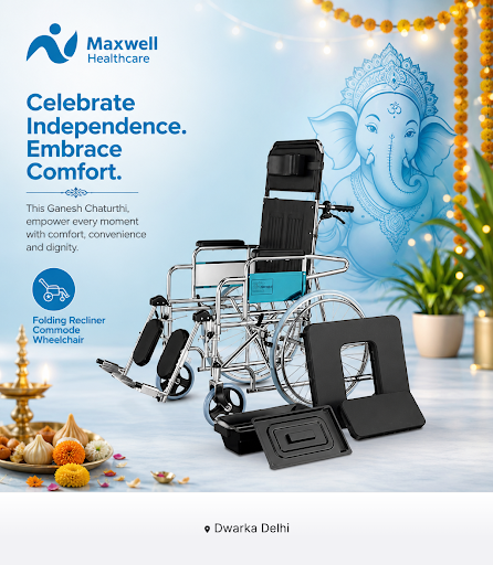 Maxwell Healthcare offers high-quality Folding Recliner Commode Wheelchairs ideal for comfortable… post image