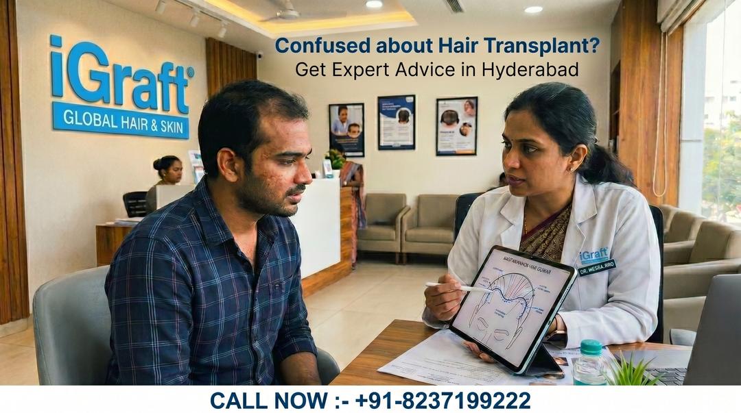Regain your confidence with a natural looking hairline at iGraft