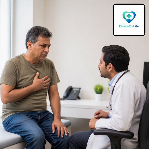 Worried about chest discomfort, heaviness, or breathlessness? At Desire To Life, jobra canal road… post image