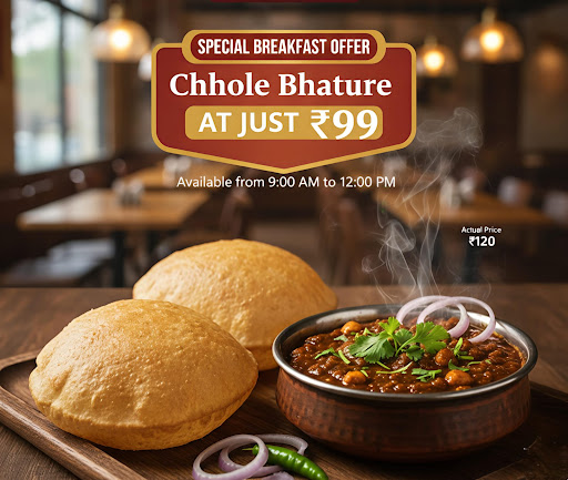 Chhole Bhature at just ₹99 post image