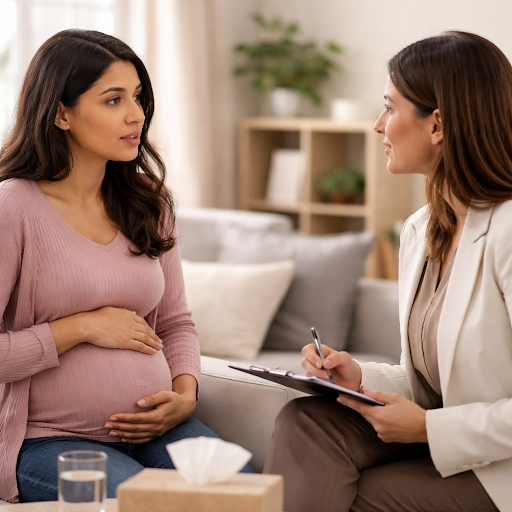 Feeling unusually worried during pregnancy? You’re not alone. At Dr Priyanka Consultant - Gynaeco… post image