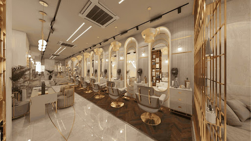 When designing a salon interior, it is important to create a space that is inviting, relaxing, an…
