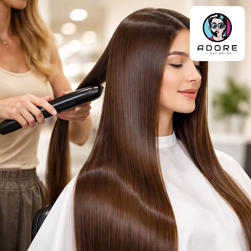 Tired of frizzy, unmanageable hair? At Adore Unisex Salon and Aesthetic Clinic in Jayanagar, Beng…