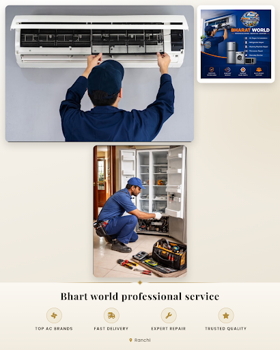 Bhart World Professional Service offers a wide range of appliances, including air conditioners, r… post image