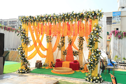 So yeah, the wedding setup at Balaji Farms looks beautifully decorated, really the kind of vibe t… post image