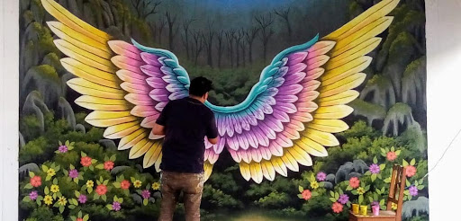 Mural "Pies para qué los quiero si tengo alas para volar" - Humberto Valderrama - Thumbnail
