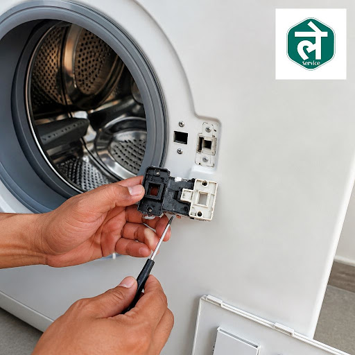 Is your front load washing machine door not locking properly, showing error codes, or refusing to… post image