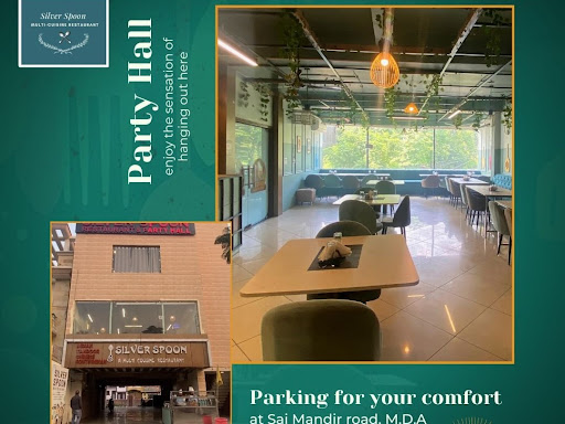 Book your next event at our spacious and elegant party hall💯💯 Silver Spoon is one of the Best res…