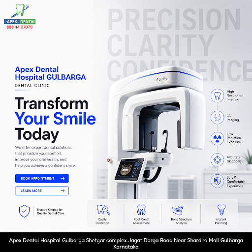 Apex Dental Hospital GULBARGA is your trusted dental clinic near me, specializing in aligners, im… post image