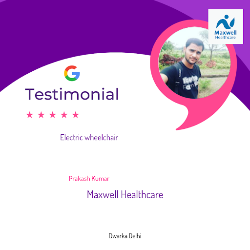 Prakash Kumar from New Delhi had an exceptional experience at Maxwell Healthcare's wheelchair sho… post image