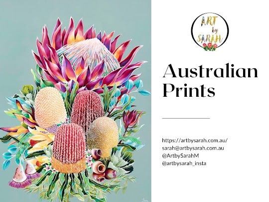 Australian flora prints