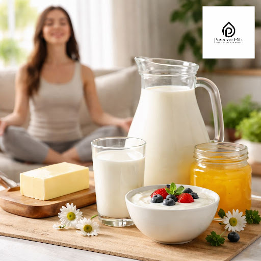 Feeling drained after a long day? Pure dairy products can play a powerful role in calming the min…