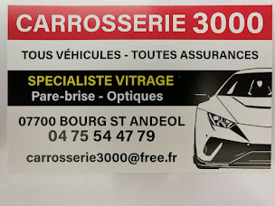 Photo n°1 de Carrosserie 3000 à Bourg-Saint-Andéol (Atelier de carrosserie automobile)