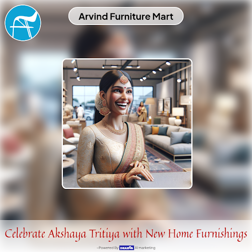 Celebrate the prosperity of Akshaya Tritiya at Arvind Furniture Mart in Indore! Find your perfect… post image