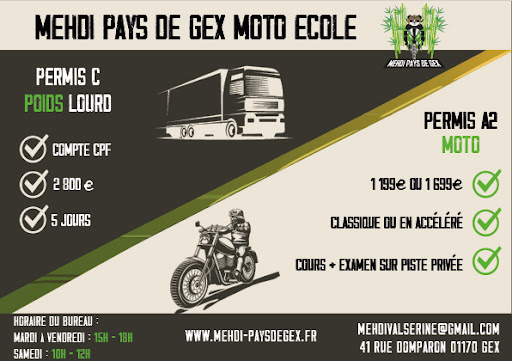 Photo de Mehdi Pays de Gex Moto Ecole