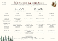 Menu Restaurant La Belle Aventure Page 3