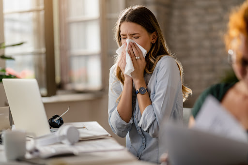 If sneezing is accompanied by a runny or blocked nose, itchy eyes, facial pressure, cough, or sym… post image