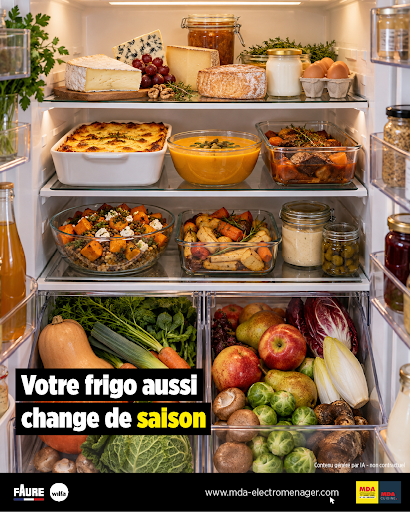 🍂 Votre frigo aussi change de saison !

Cet été, il était rempli de boissons fraîches, de fruits et de quoi préparer l'apéro. ☀️

Mais avec l'arrivée de l'automne, changement de programme !

🥕 Les légumes de saison prennent de la place.
🧀 Les fromages font leur grand retour.
🍲 Les soupes et les petits plats maison attendent sagement le prochain repas.
🛒 Et les grosses courses du week-end remplissent les étagères !

Les saisons changent, le contenu de votre frigo aussi… mais lui reste fidèle au poste, toute l'année ! 😄

Et chez vous, quel aliment signe officiellement le retour de l'automne ?

➡️ Rendez-vous en magasin et sur : www.mda-electromenager.com

#mda #electromenager #refrigerateur #frigo #automne #maison