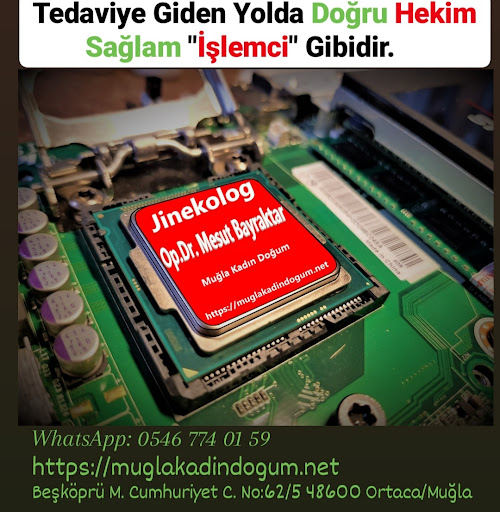 Muğla kadın Doğum Bel Ağrısı Bel Fıtığı Pelvis Kırığı  Der ki: İyileşmek İçin Doğru Doktor; Sağlam İşlemci Gibidir.
