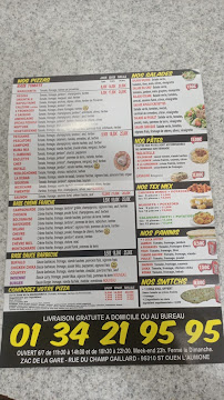 Menu Allo Pizza Page 1