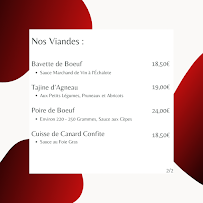 Menu Villa Rossa Page 1