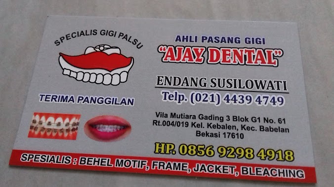 AJAY DENTAL, Author: Endang Susilowati