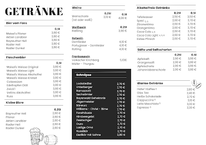 Speisekarte