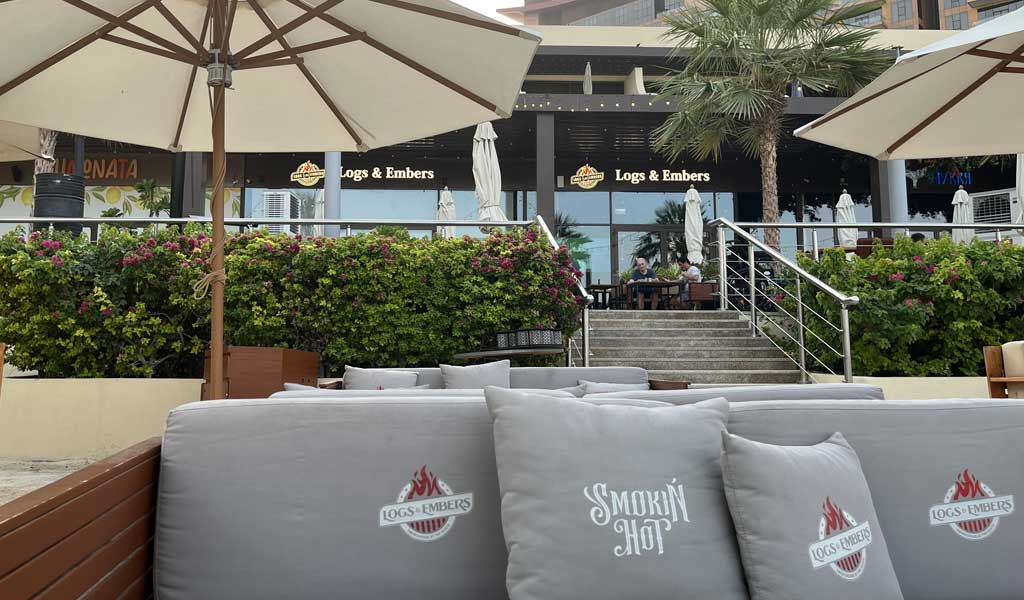 Logs and Embers American Smokehouse Restaurant at the Palm Jumeirah Beach