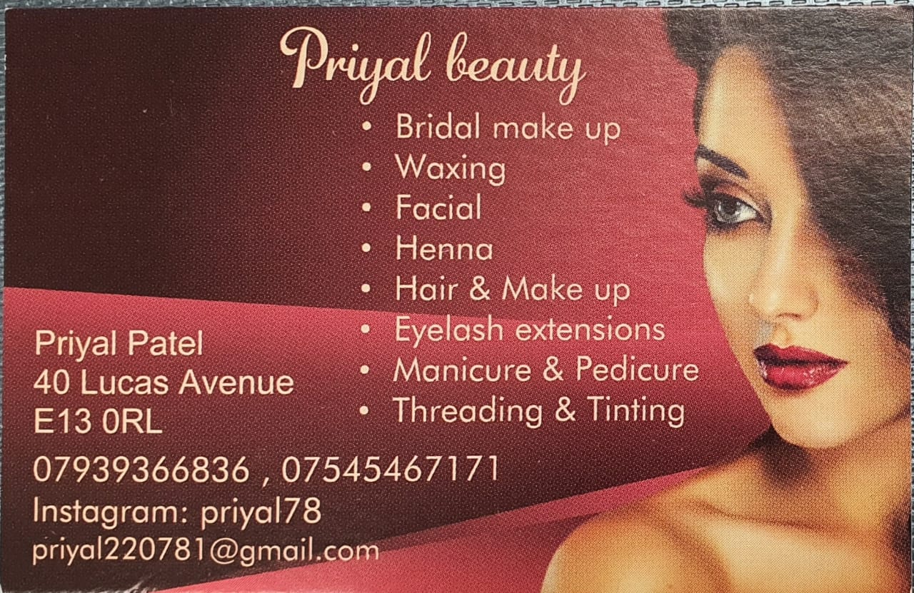 Priyal Beauty | Makeup & Beauty Salon in East London - Makeup Artists - photo 1