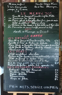 Menu restaurant de l'abbatiale 