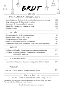 Menu BRUT Page 2