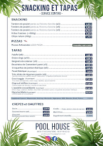 Menu Le Pool House Page 2