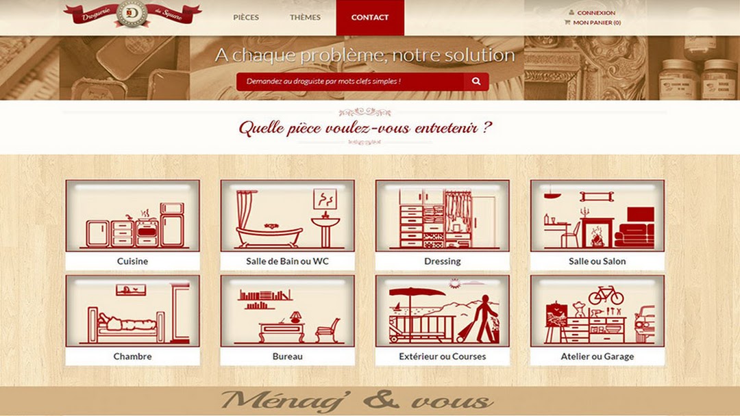 Droguerie du Square - Site e-commerce