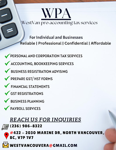 Westvan Pro Accounting Tax Services