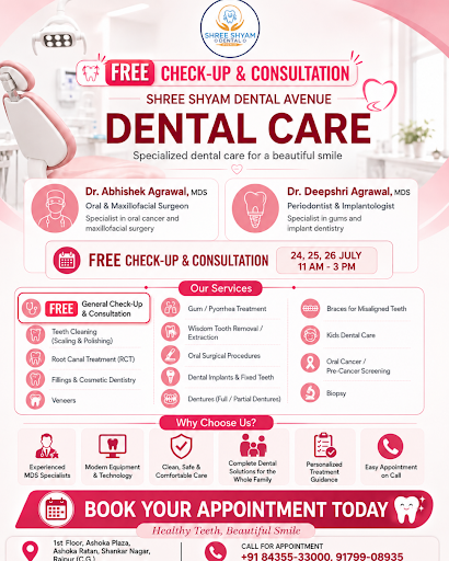 Free dental checkup camp at our clinic  post image