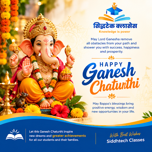 🙏 Happy Ganesh Chaturthi from SIDDHTECH CLASSES! 🐘✨ post image