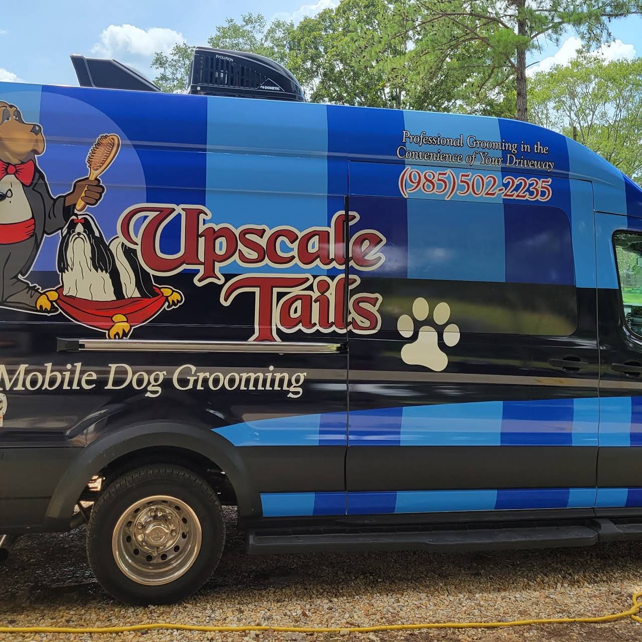 Upscale Tails Mobile Dog Grooming Mobile Dog Grooming Services Mandeville, Covington,