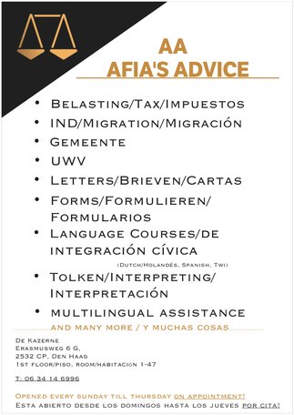 Afia's Legal Advice - Thumbnail