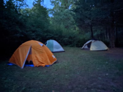 Lapham Peak Backpacking Campsite